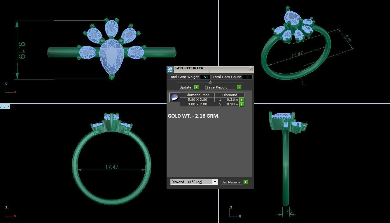 Ring - 73 3D print model_2