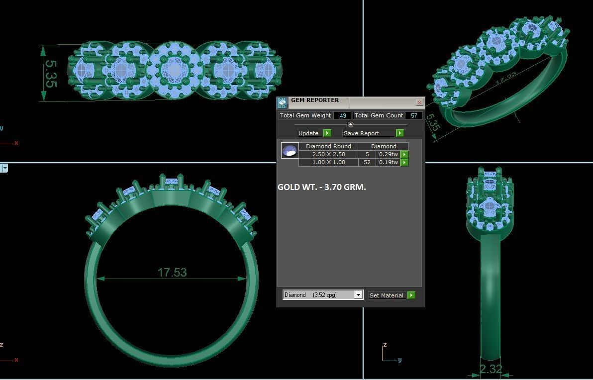 Ring - 37 3D print model_2