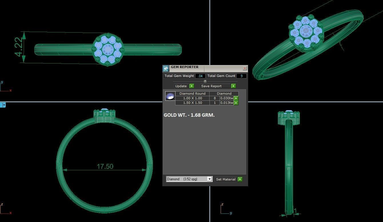Ring - 134 3D print model_2