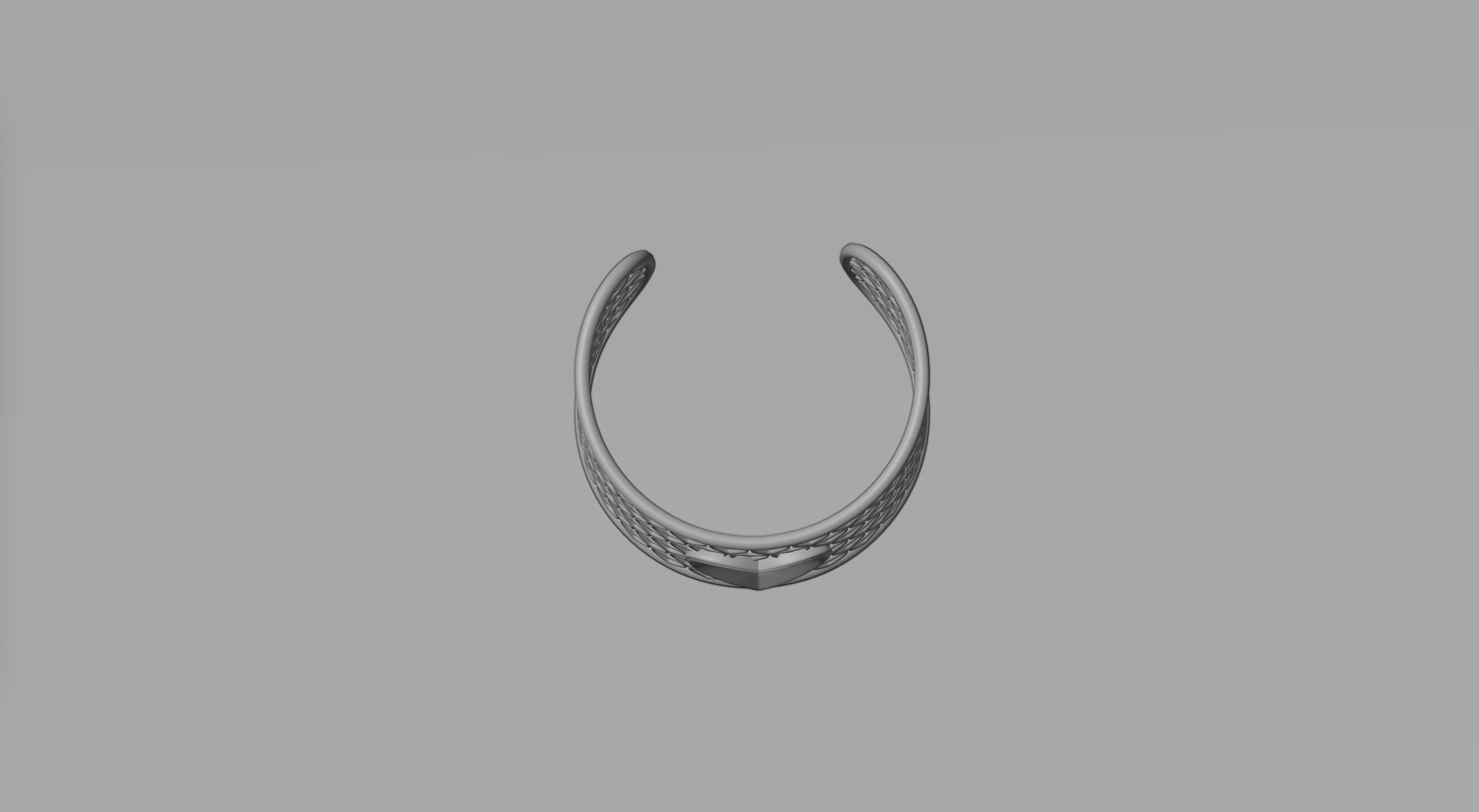 Hearts bracelet 3D model_4