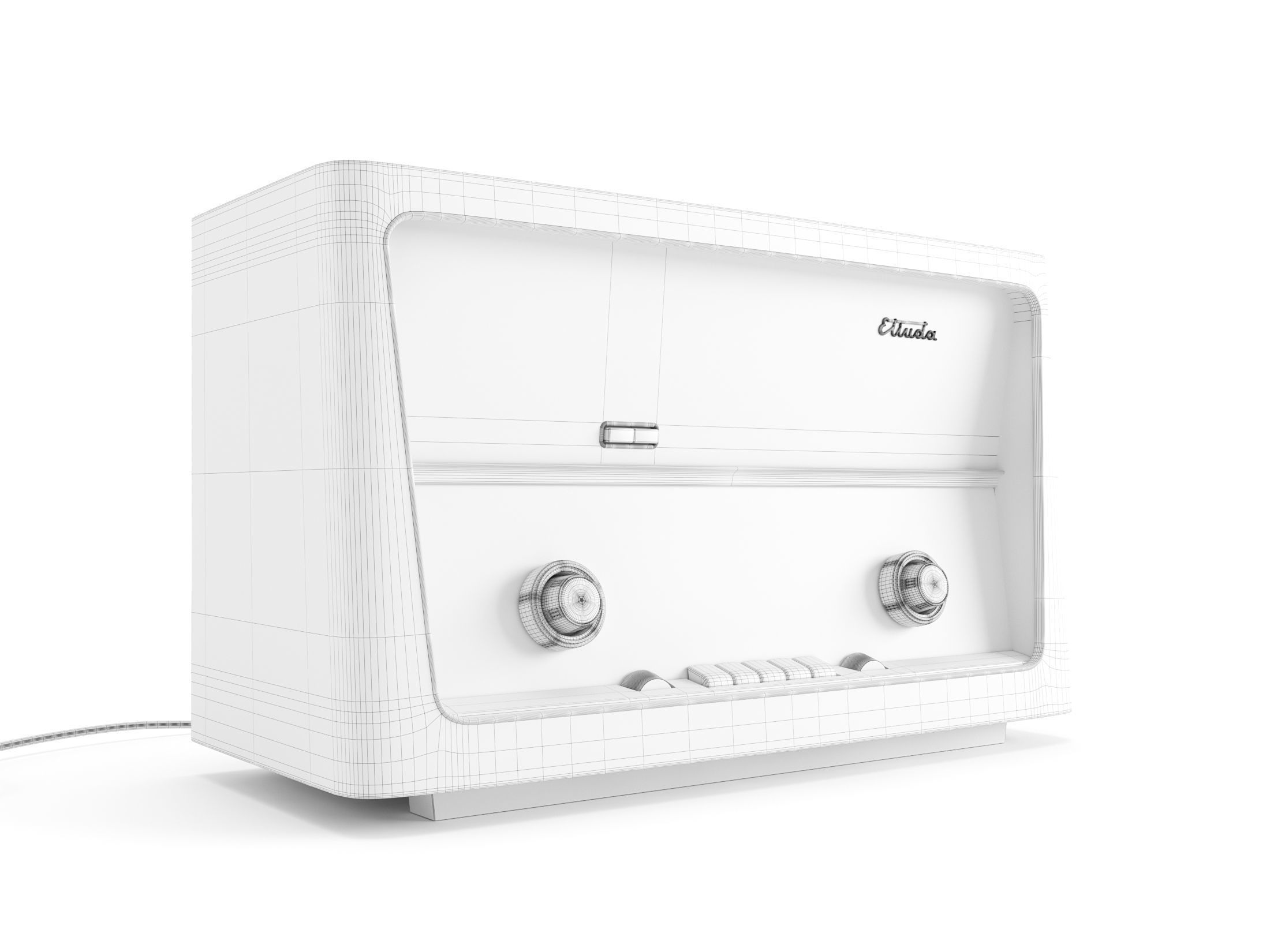 Radio Etiuda 3281 3D model_15