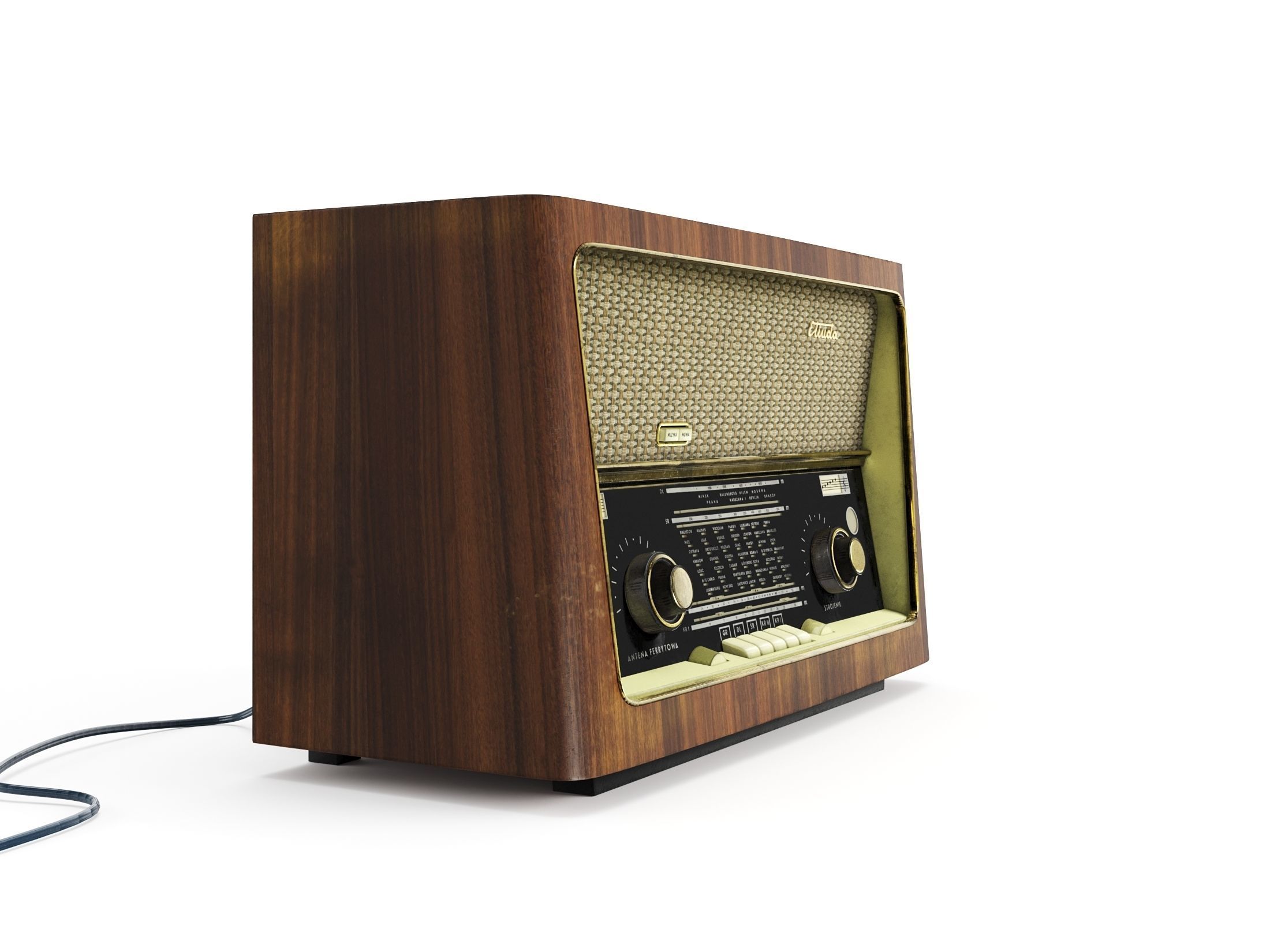 Radio Etiuda 3281 3D model_5
