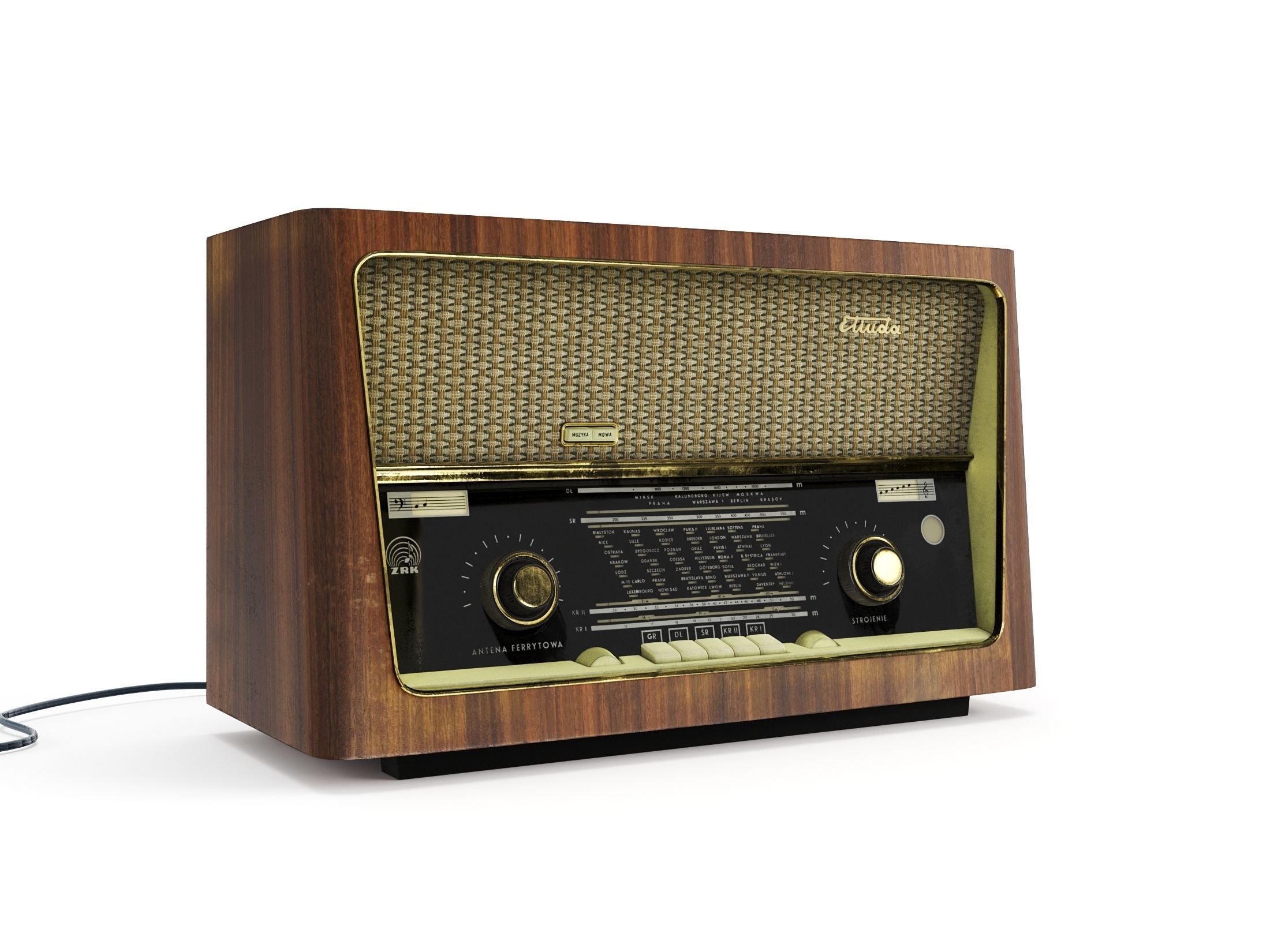 Radio Etiuda 3281 3D model_4