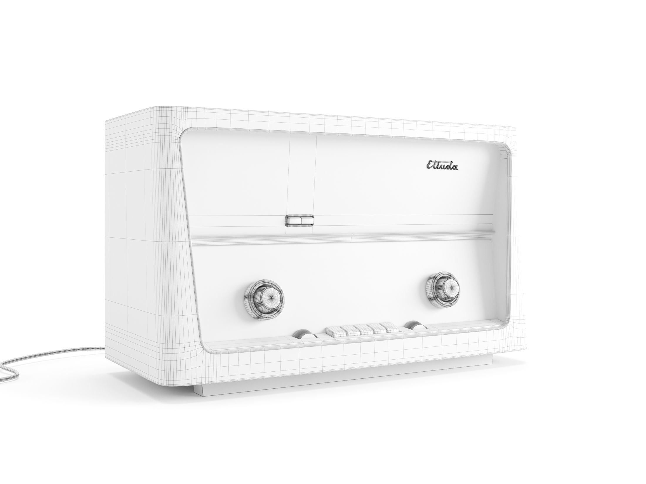 Radio Etiuda 3281 3D model_19