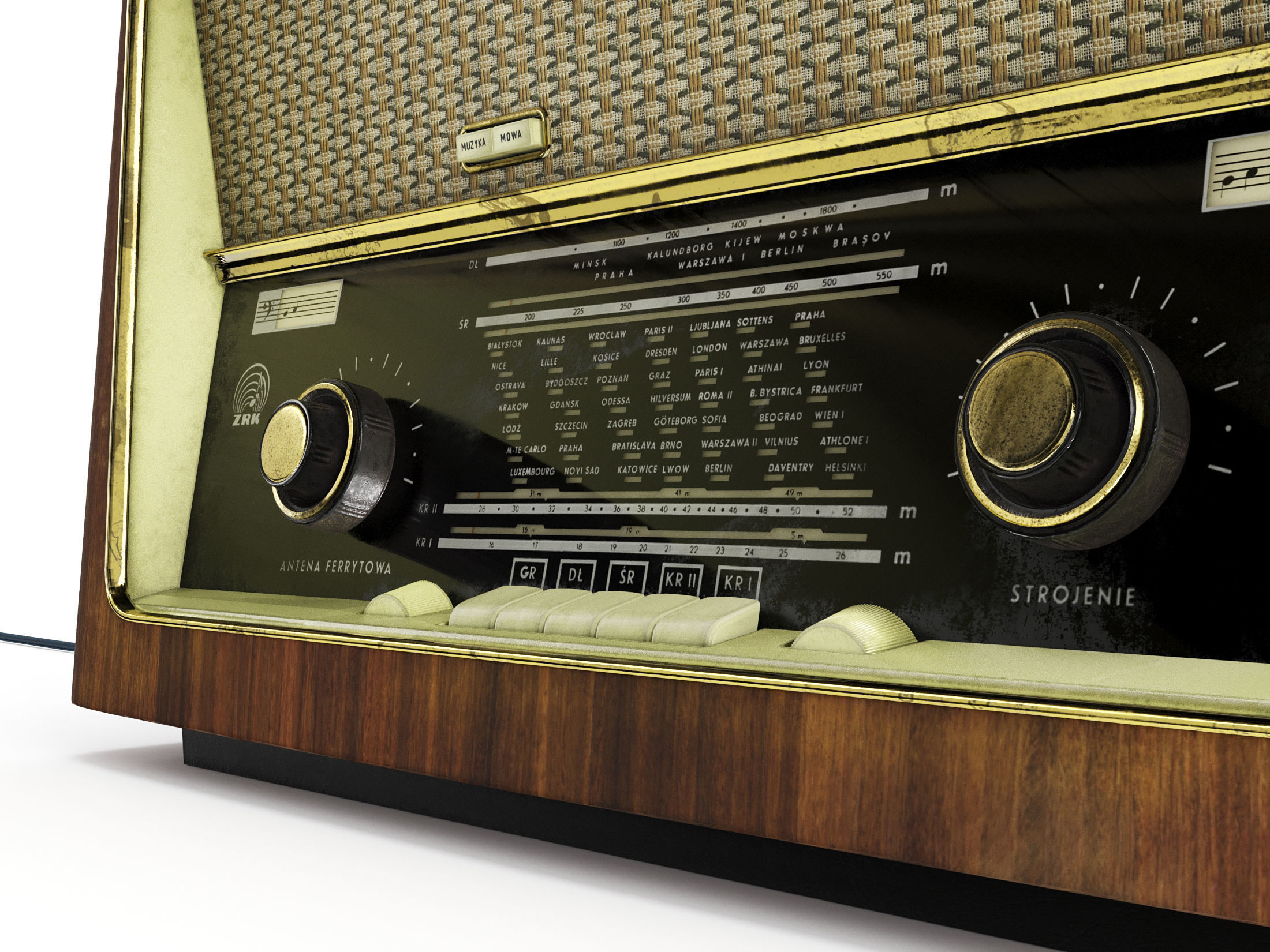 Radio Etiuda 3281 3D model_1