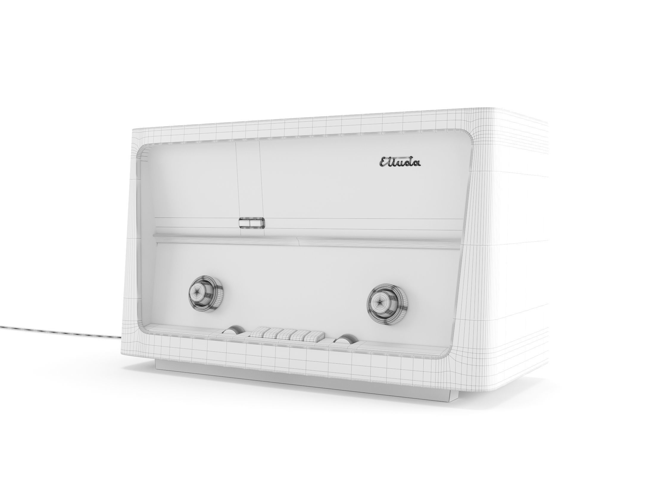 Radio Etiuda 3281 3D model_29