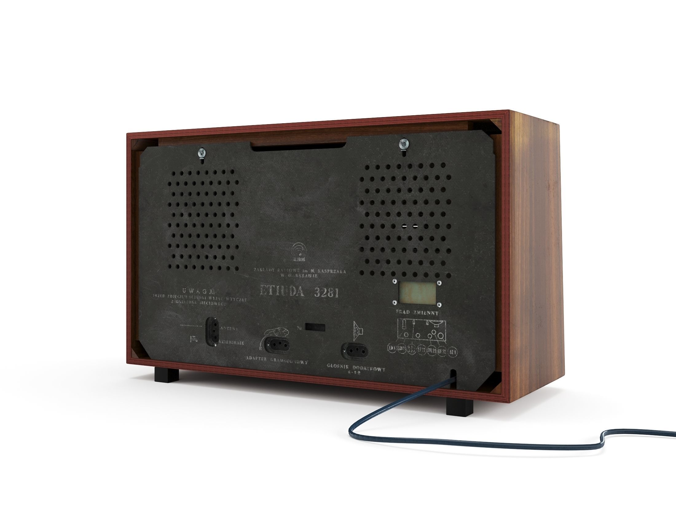 Radio Etiuda 3281 3D model_8
