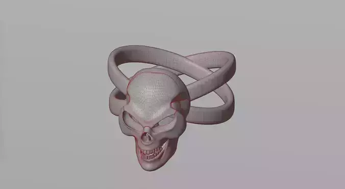 Skull ring 2