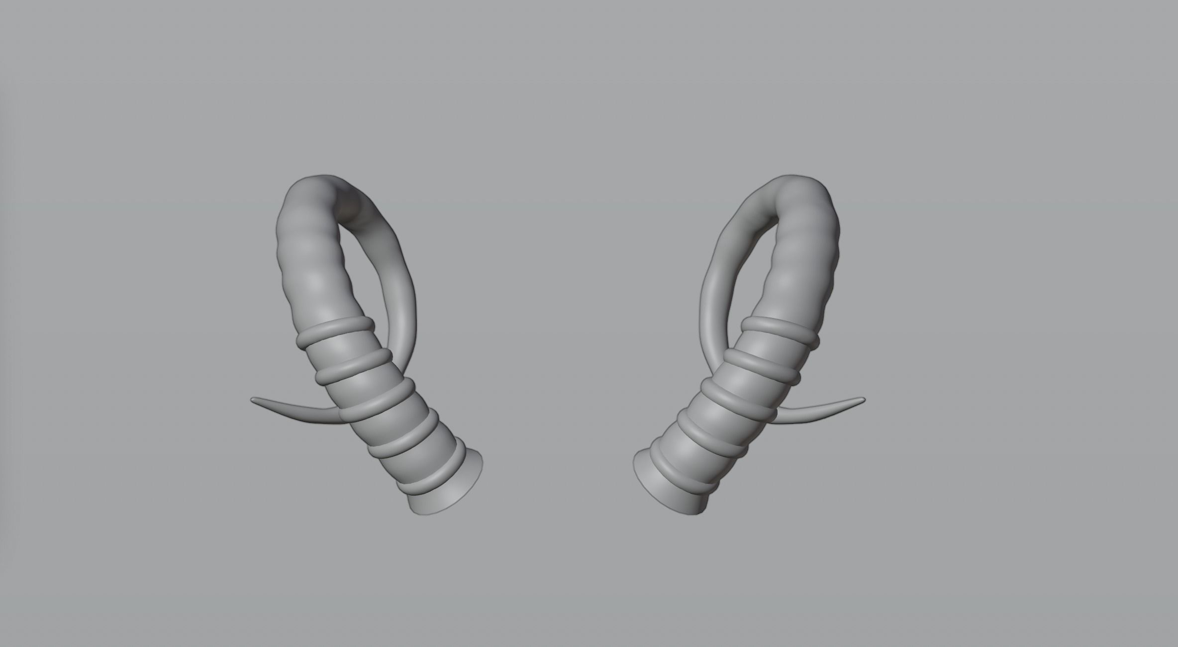 Horns 2 3D model_1
