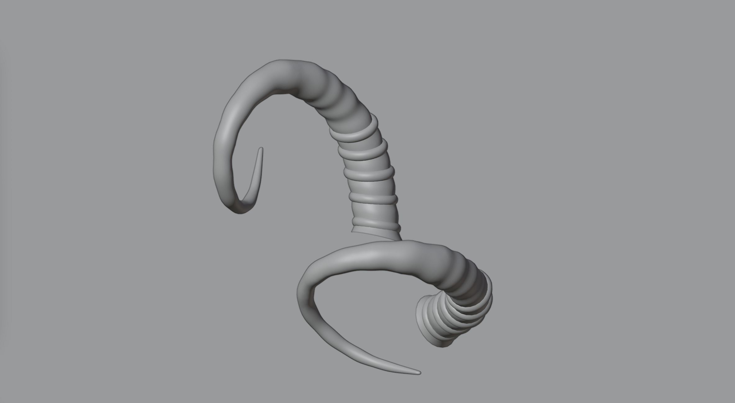 Horns 2 3D model_2