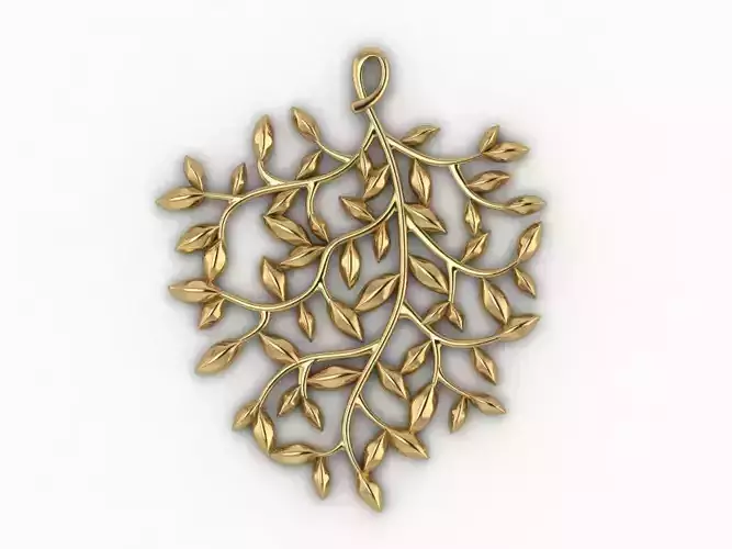 Branch pendant 3D model