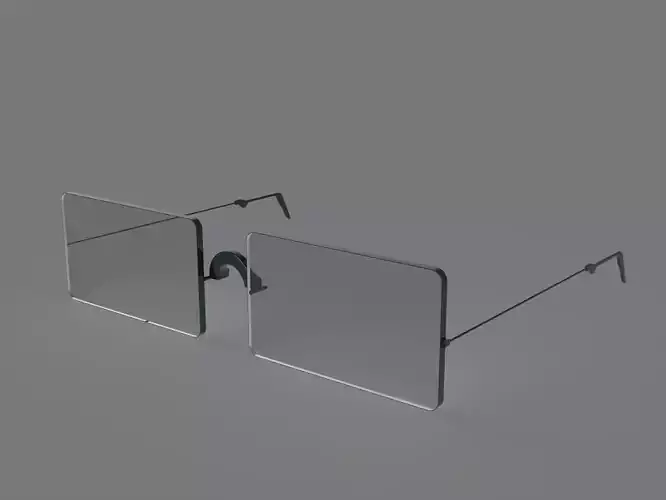 Glasses B mirrored sunglasses