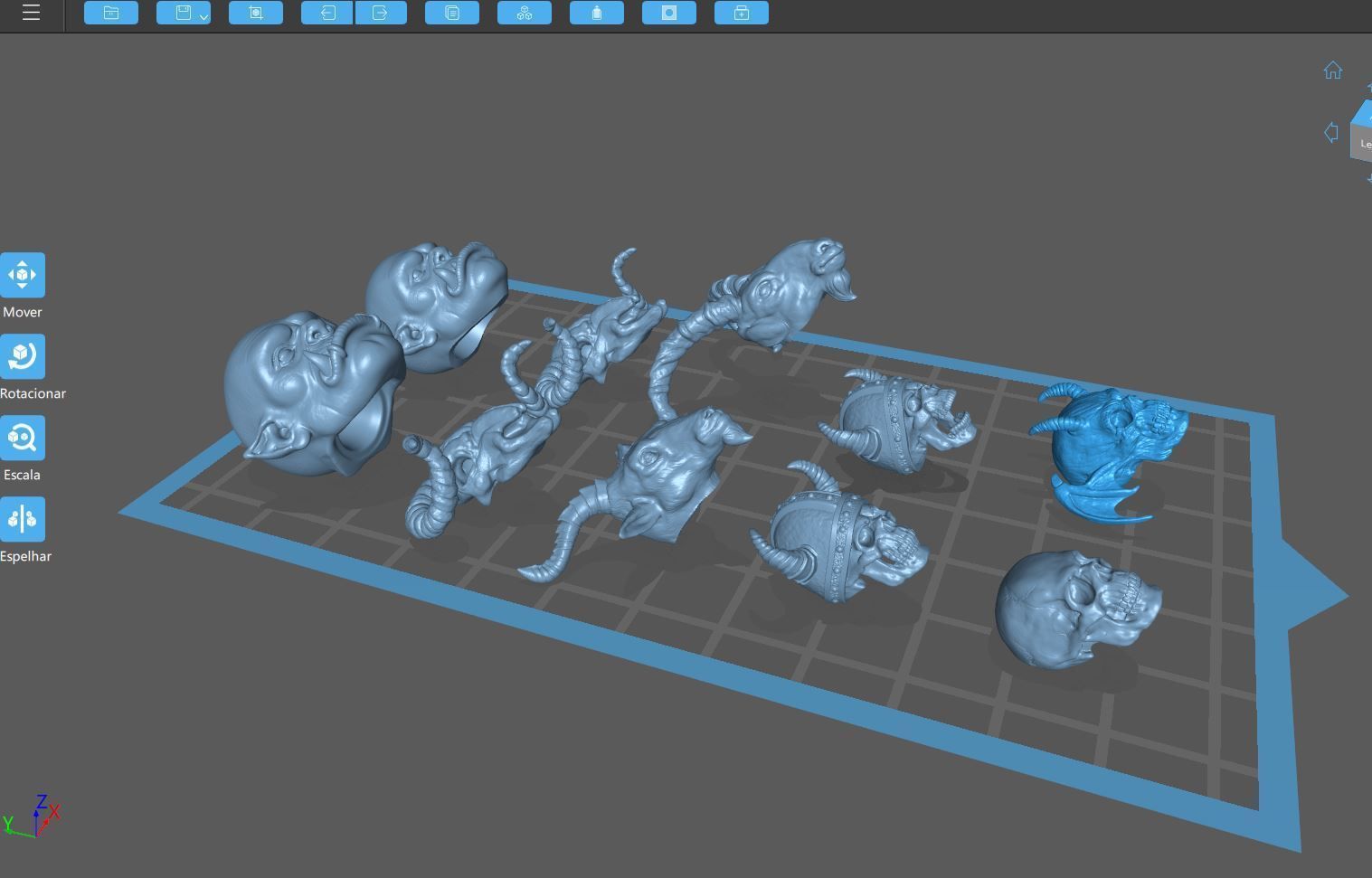 Head Packs for Mythic Legions Customs 3D print model_14