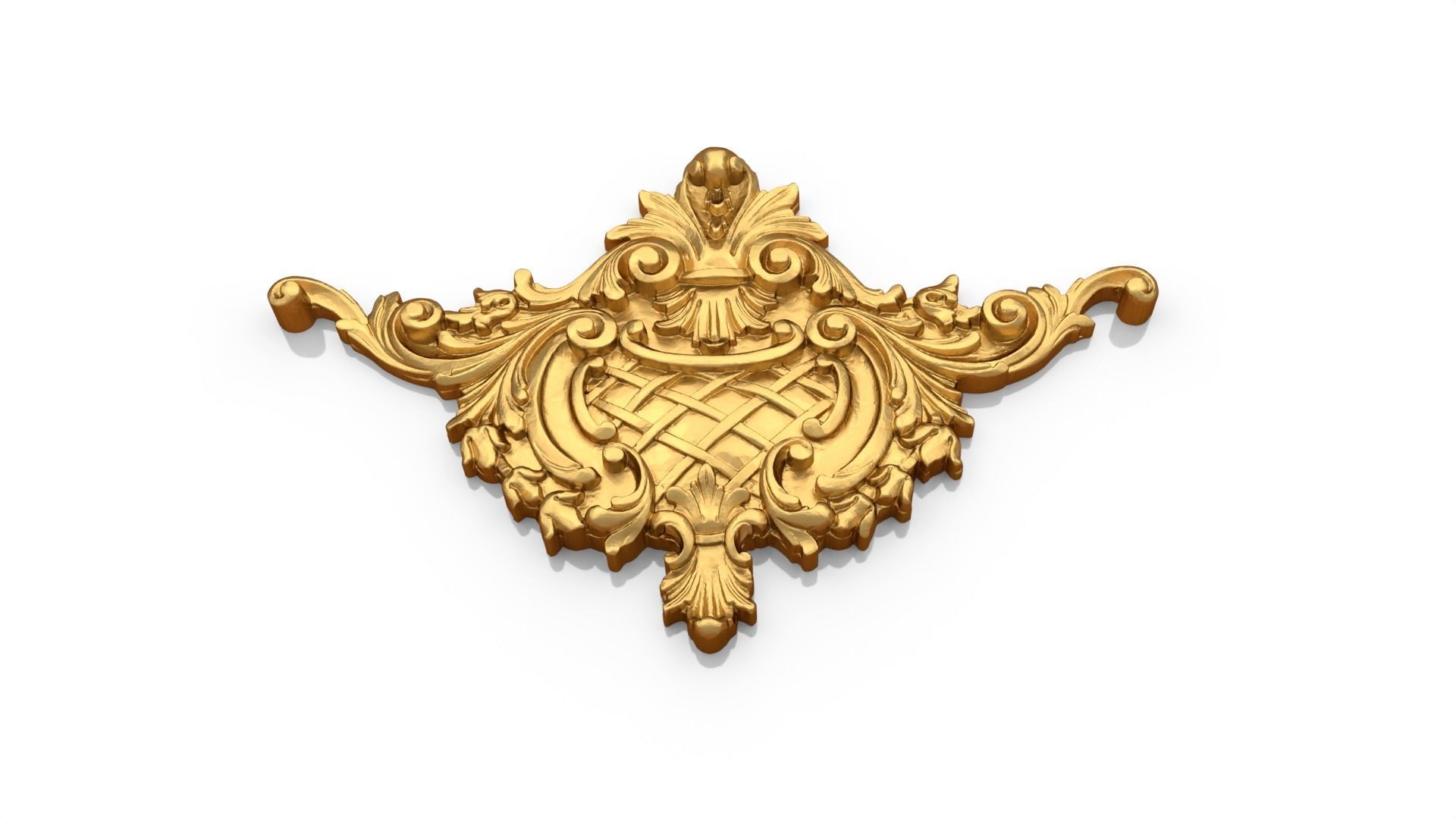 Classic decor ornament 89 3D model_3