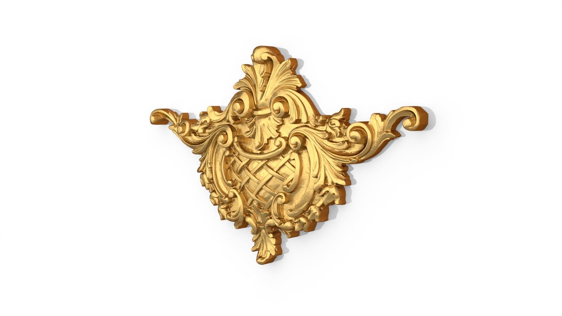 Classic decor ornament 89 3D model_2
