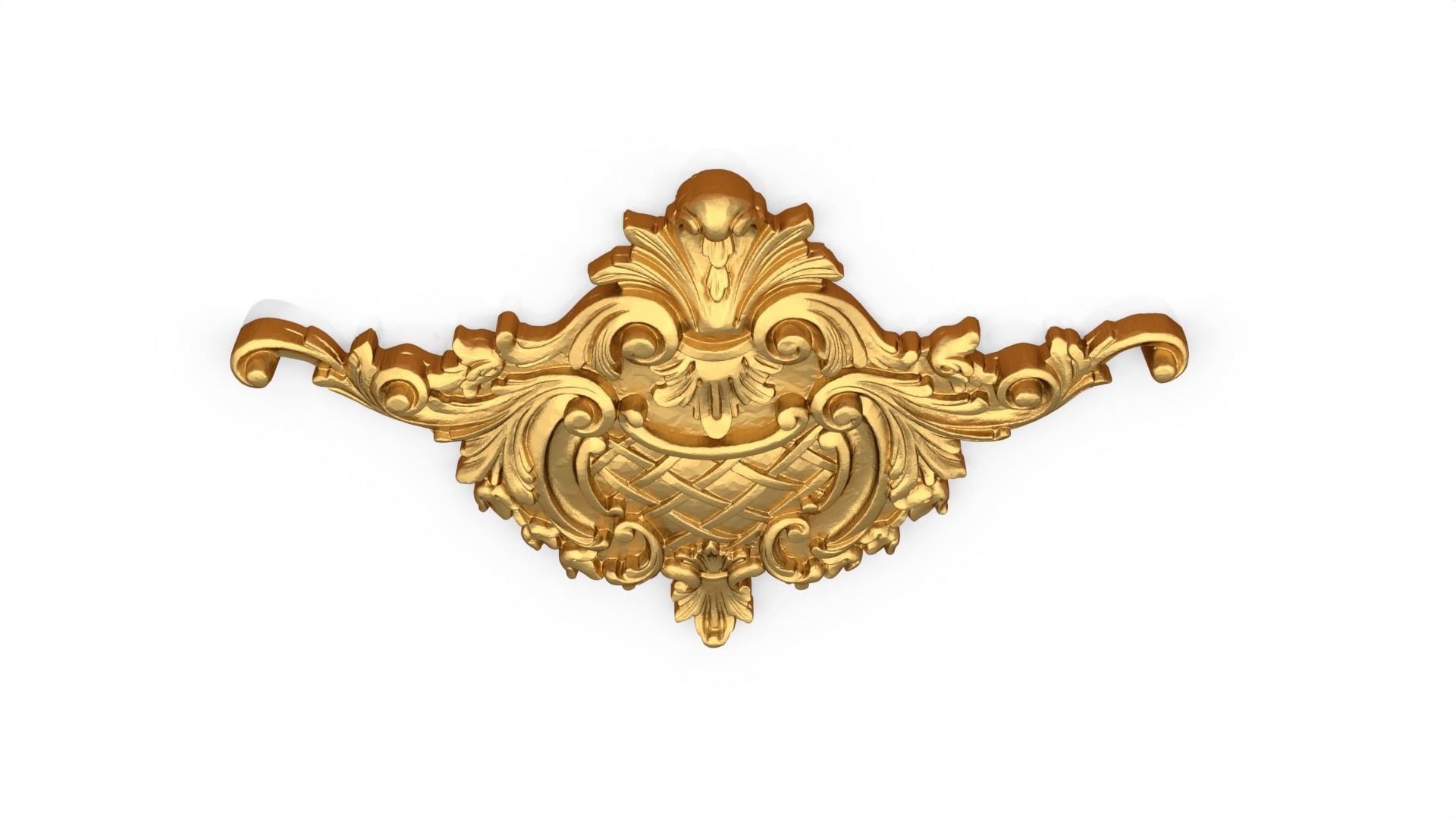 Classic decor ornament 89 3D model_4