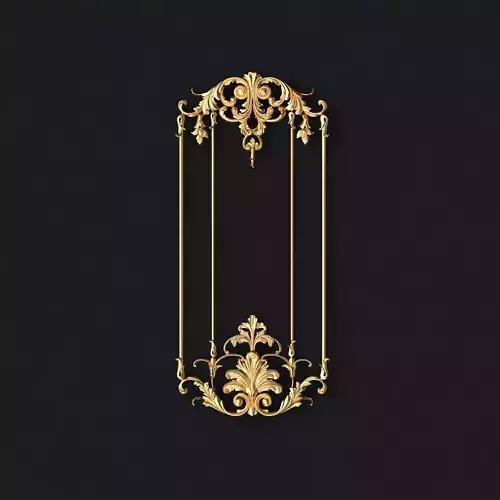 dekor gold ornate frame