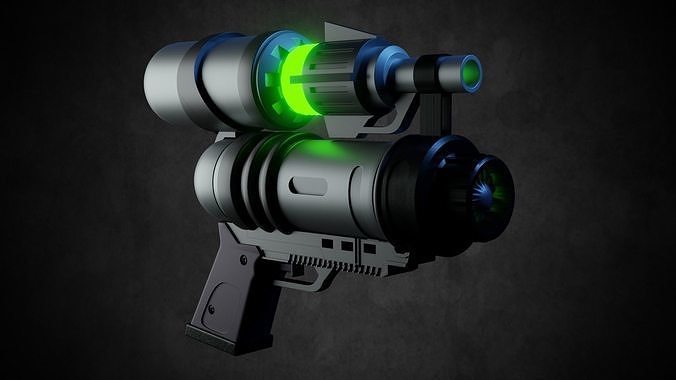 Scifi Gun 3D model