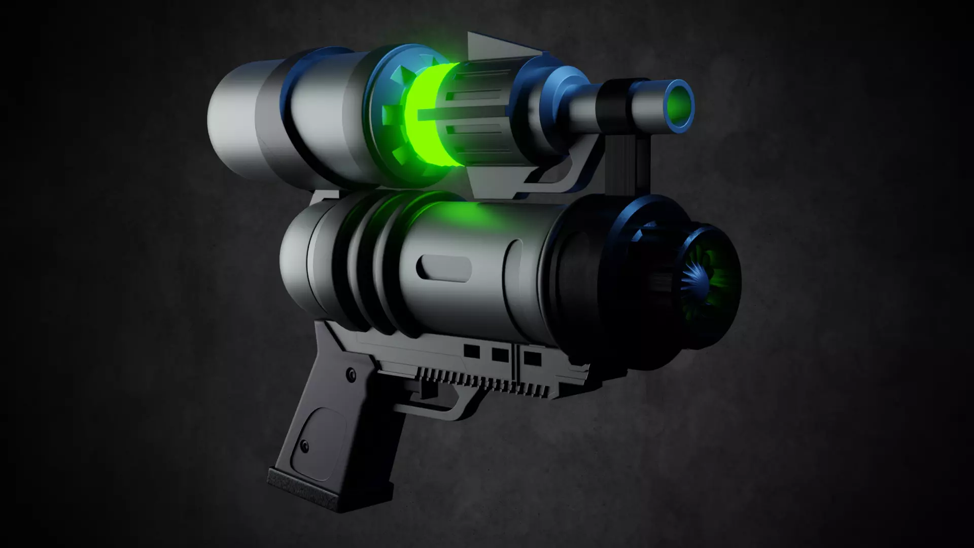 Scifi Gun 3D model_0