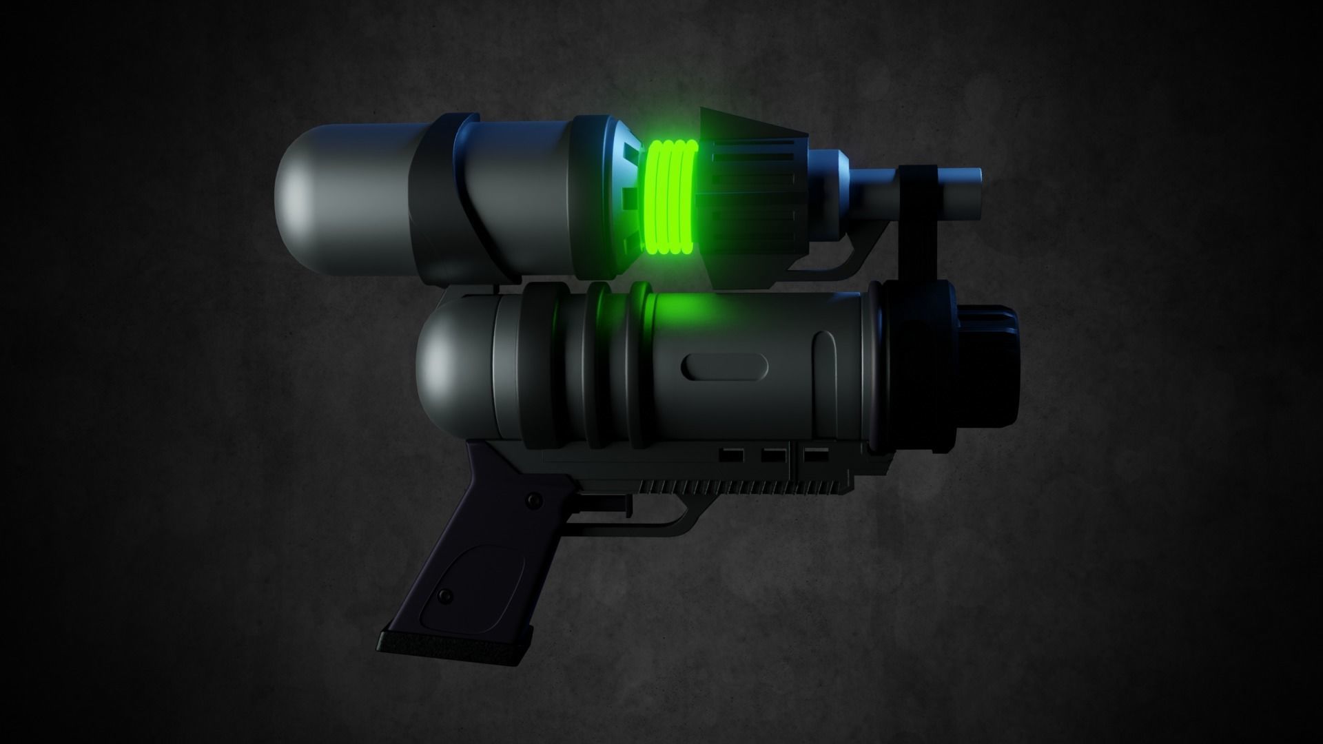 Scifi Gun 3D model_1