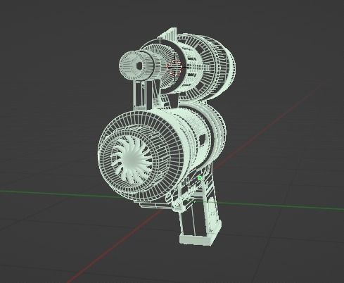 Scifi Gun 3D model_5