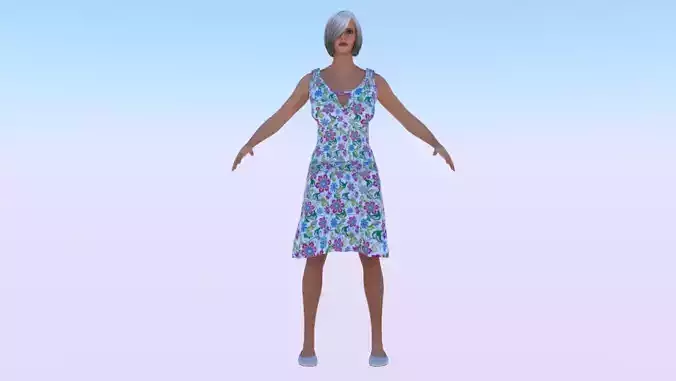 Woman in a Dress 022