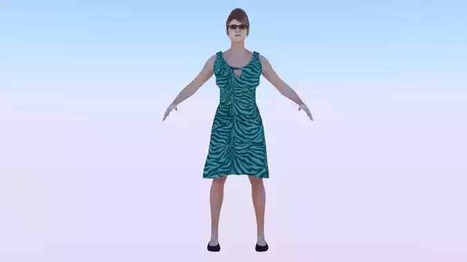 Woman in a Dress 023