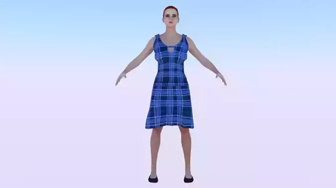 Woman in a Dress 024