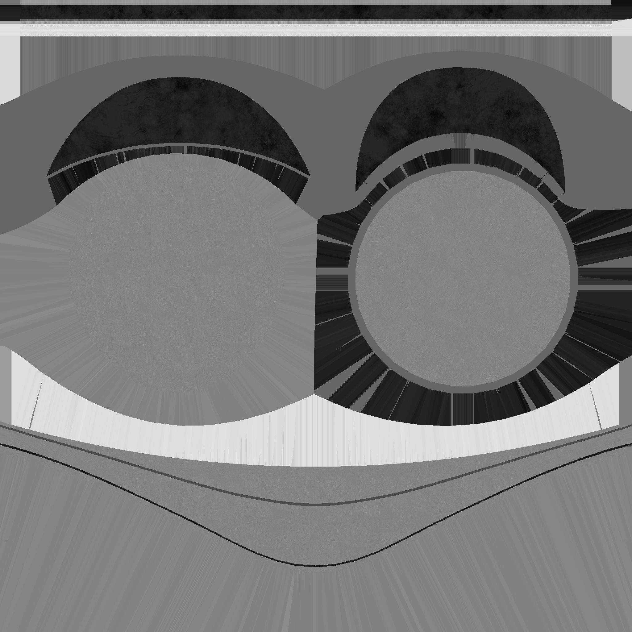 Police Cap 09 Black Red - Military Character Design Fashion Low-poly 3D model_22