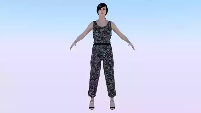 Woman in Casual Clothes 04