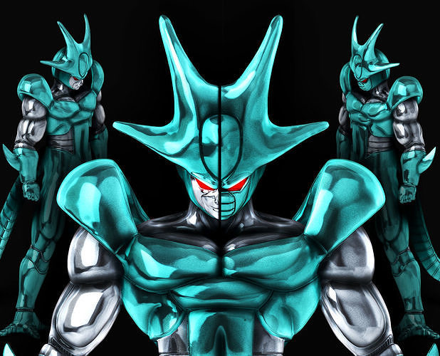 Metal Cooler Final Form Dragon Ball Z Figure for 3D print 3D print model