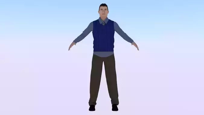 Male in Casual Clothes 02