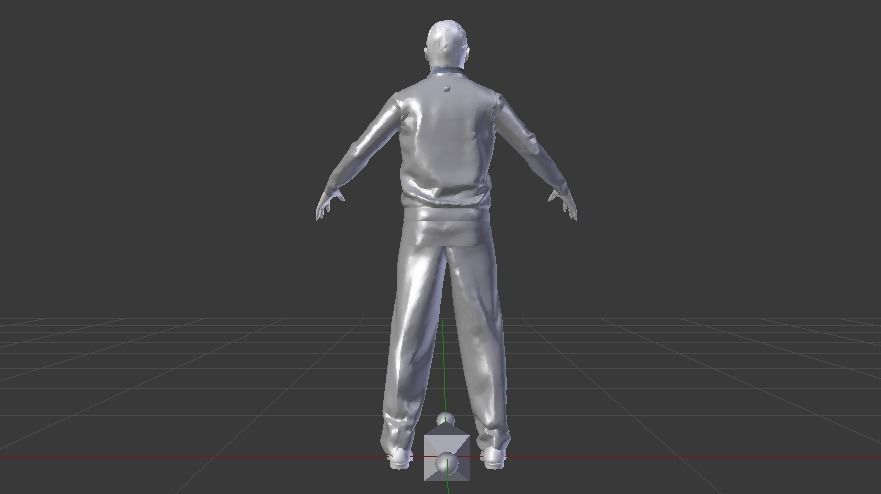 Male in Casual Clothes 02 Low-poly 3D model_14
