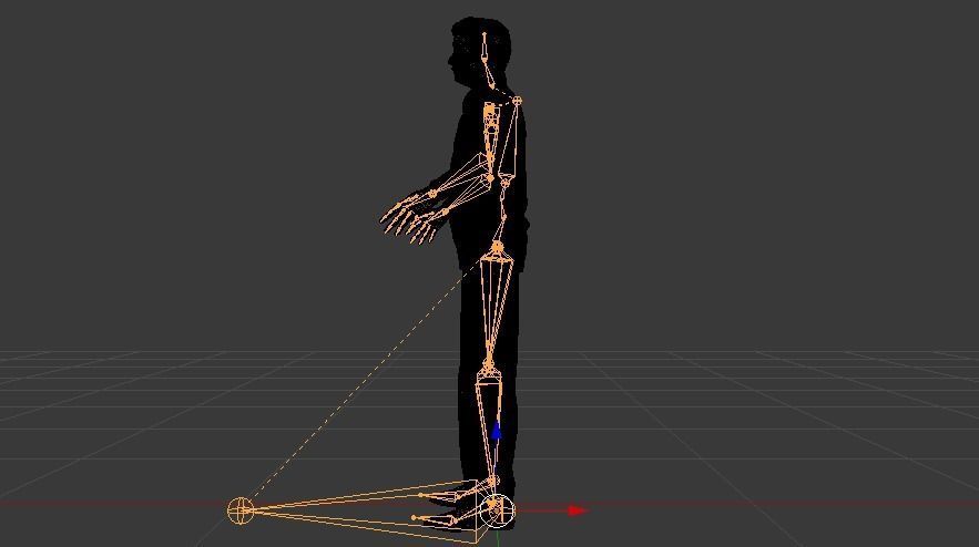 Male in Casual Clothes 02 Low-poly 3D model_23