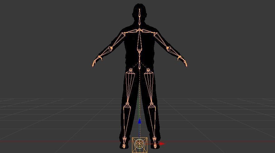 Male in Casual Clothes 02 Low-poly 3D model_20