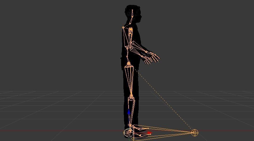 Male in Casual Clothes 04 Low-poly 3D model_21