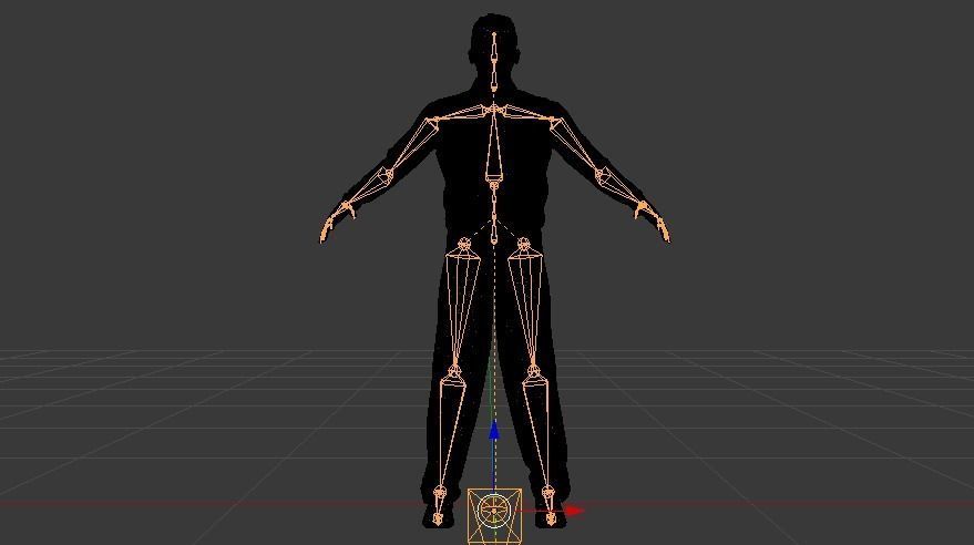 Male in Casual Clothes 04 Low-poly 3D model_20