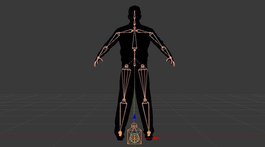 Male in Casual Clothes 04 Low-poly 3D model_22