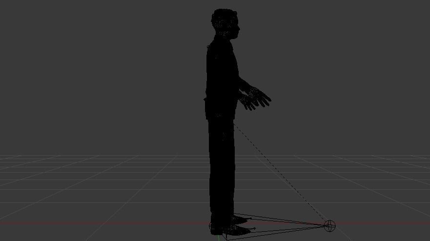 Male in Casual Clothes 04 Low-poly 3D model_17