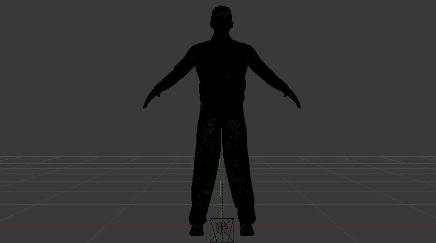 Male in Casual Clothes 04 Low-poly 3D model_16
