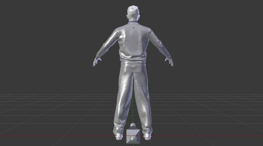 Male in Casual Clothes 04 Low-poly 3D model_14