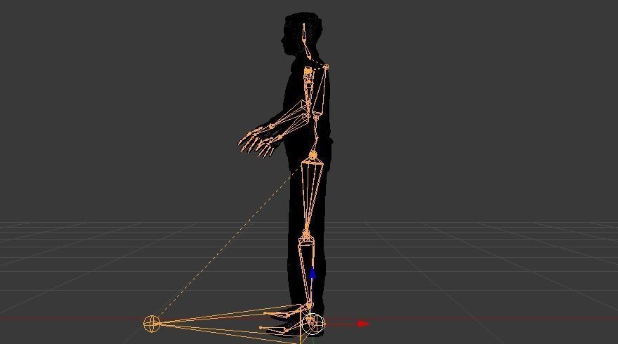 Male in Casual Clothes 04 Low-poly 3D model_23