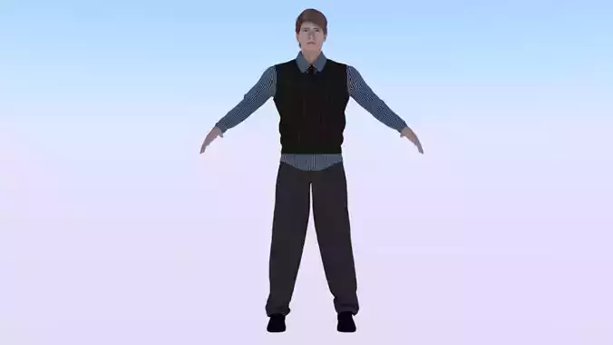 Male in Casual Clothes 05