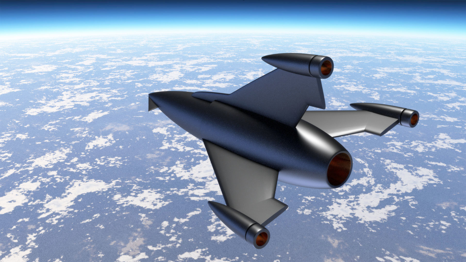 Venus Rocket Free 3D model_2