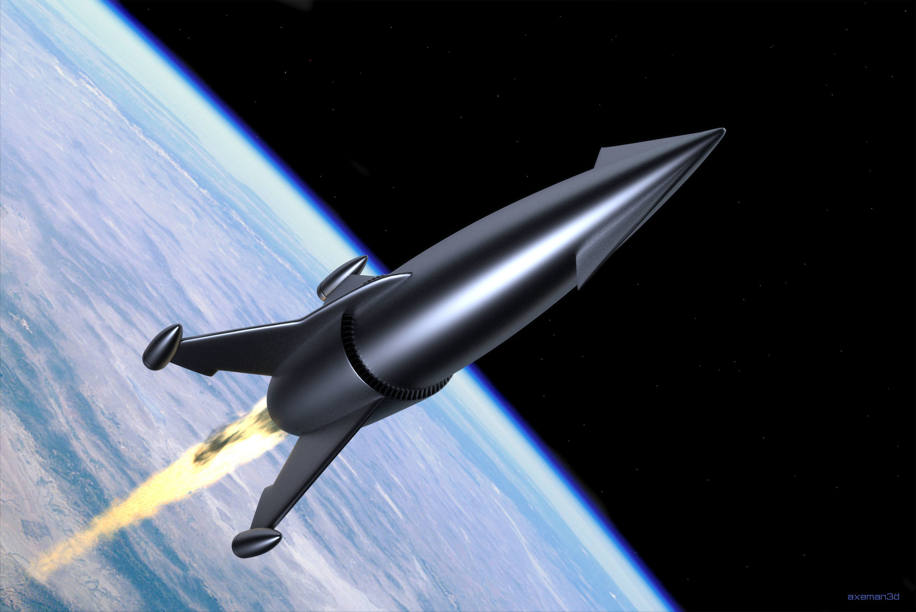 Venus Rocket Free 3D model_1