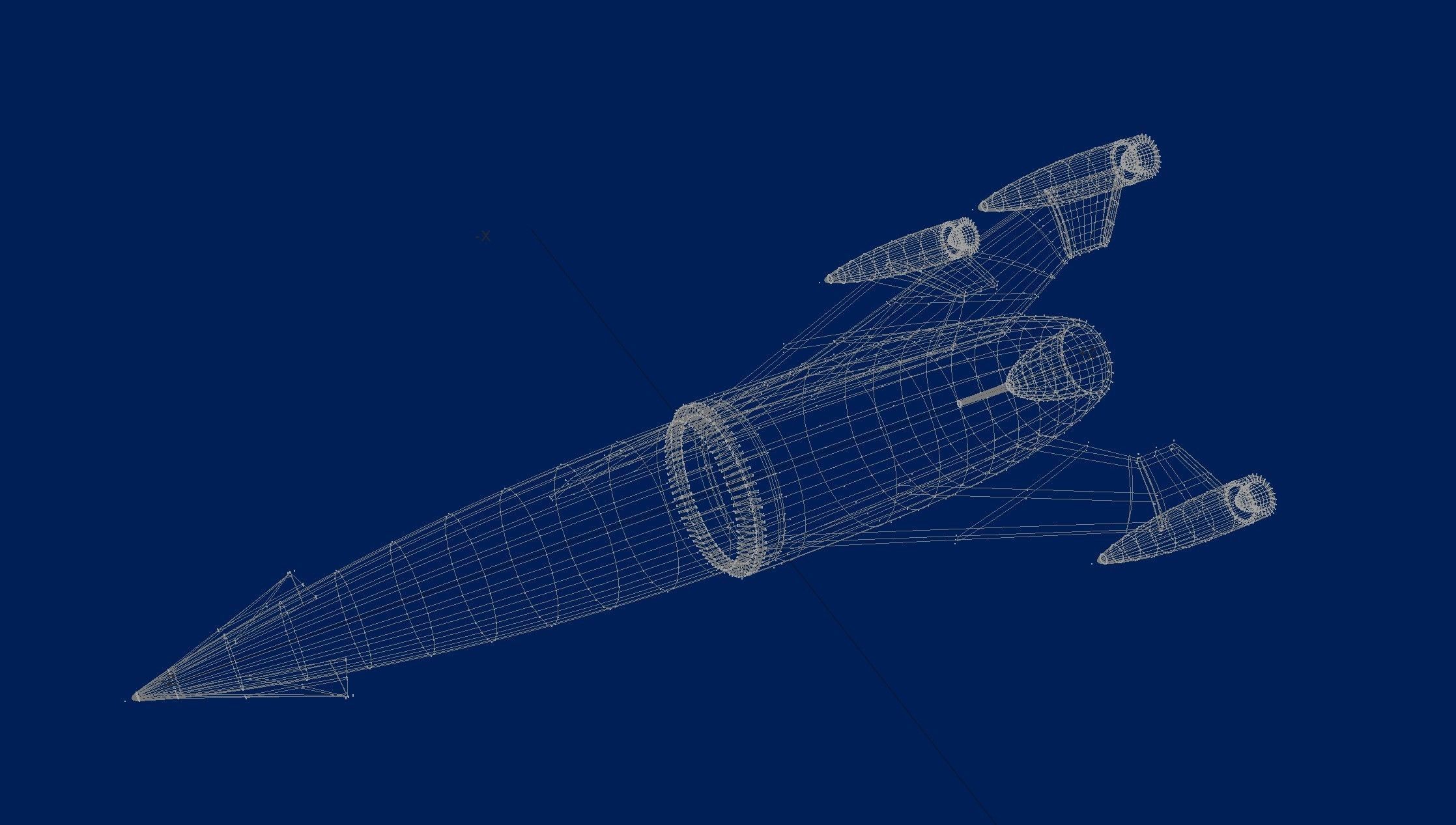 Venus Rocket Free 3D model_3