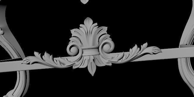 bedside table 3D model_3