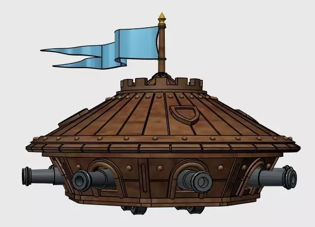 Leonardian Tank 3D print model