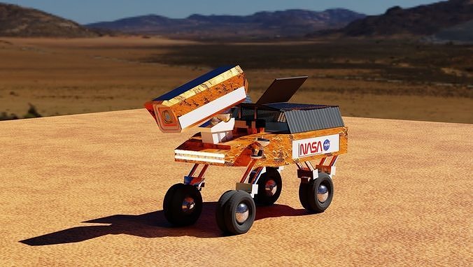 Mars rover 3D model