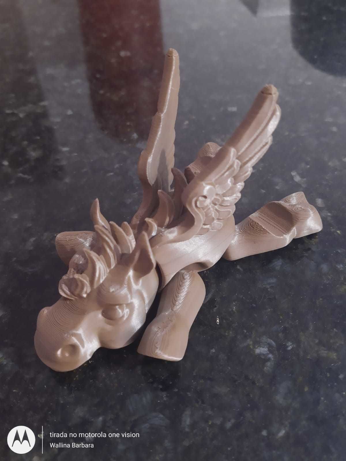 ARTICULATED PEGASUS - FLEXIBLE PEGASUS PHONE HOLDER 3D print model_7